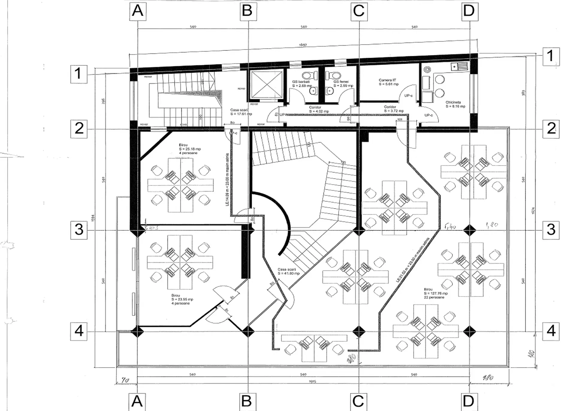 Birouri de închiriat în ROMANITZA OFFICE BUILDING