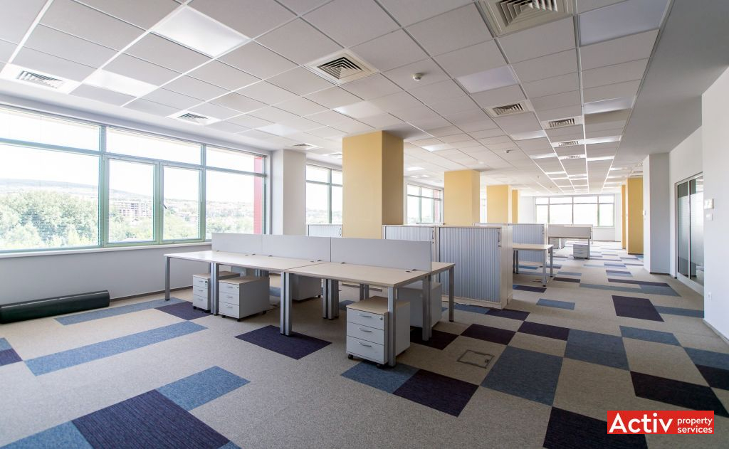 Amera Tower spații de birouri Cluj-Napoca imagine interior open space
